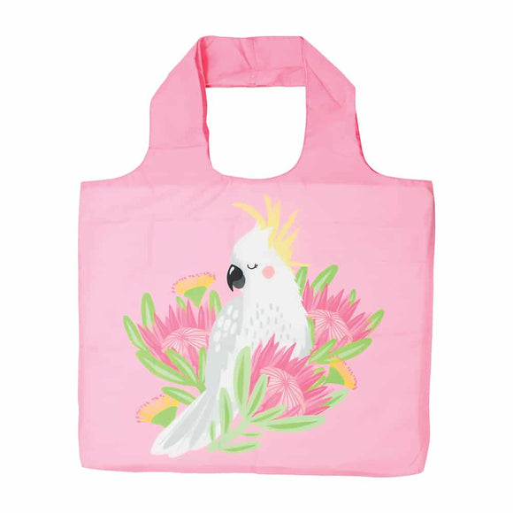 Shopping Tote – Hello Cockie Cockatoo - Pink
