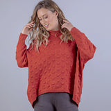 Raised Dot Knit - Red