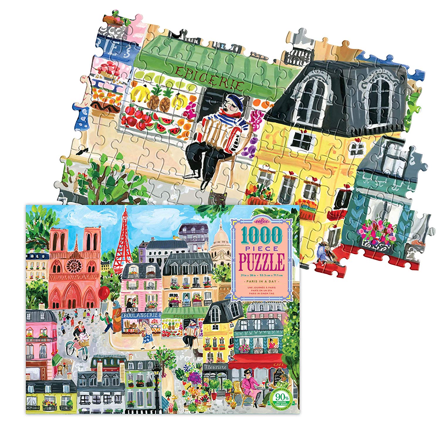 Buy Jigsaw Puzzle Paris In A Day 1000 Pieces Online at Red Bird