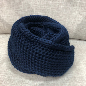 SALE! Knit Scarf - Navy
