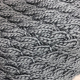 Fancy Knit Scarf - Dark Grey