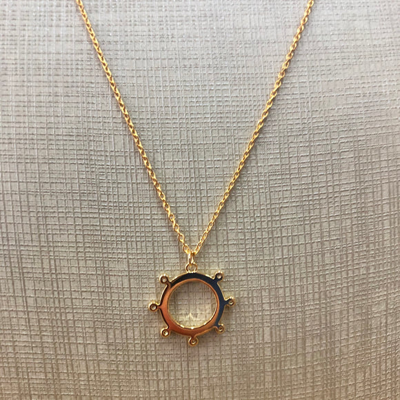 SALE! Sun Necklace - Gold