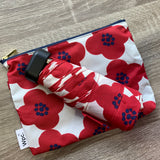 SALE! Japanese Design Zip Cover Umbrella - Camellia Red