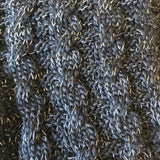 SALE! Knit Scarf - Black/Silver