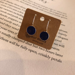 Enamel Coloured Drop earrings