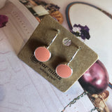 Enamel Coloured Drop earrings