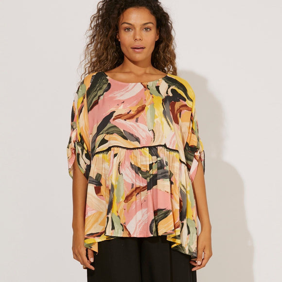 Maddie Top - Calypso Print