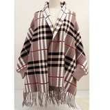 NEW! Wrap Cardi - Taupe Check