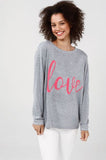 Soft Love Knit - Grey/Pink