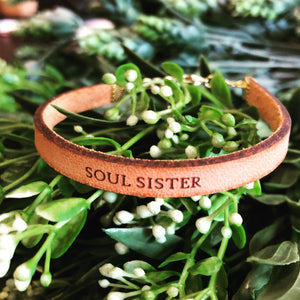Soul Sister Leather Bracelet