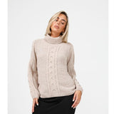 50% OFF AT CHECK OUT! Chenille Knit - Taupe