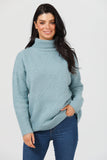 50% OFF AT CHECK OUT! Diamond Knit - Arctic Blue