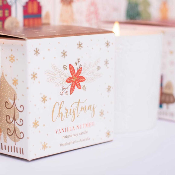 CHRISTMAS 2022! Vanilla & Nutmeg Christmas Candle