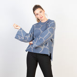 Abstract Printed Pattern Knit