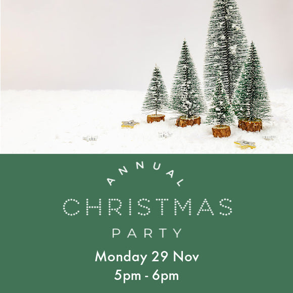 Christmas Party - Monday 29 November - 5pm to 6pm