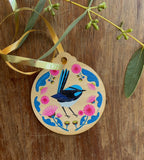 CHRISTMAS 2021! Christmas Decoration Card - Blue Bird