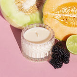 Crystal Candle Sunstone - Melon, Lime & Blackberry
